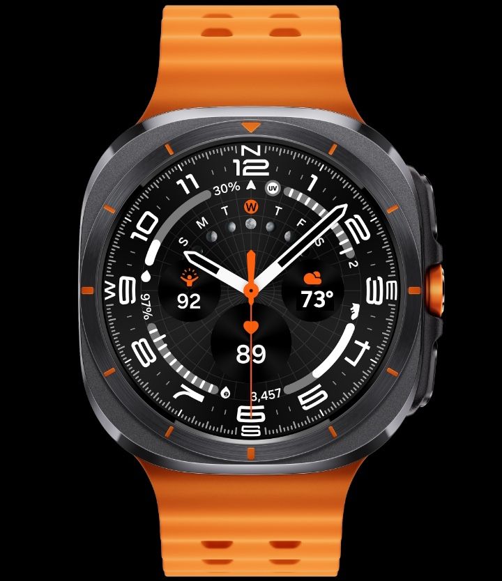 Galaxy Watch Ultra 47mm (Middle East Version) Smartwatch, LTE, Health Monitoring, Fitness Tracker - Titanium Gray