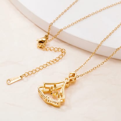 24K Gold Plated Fan Neckless