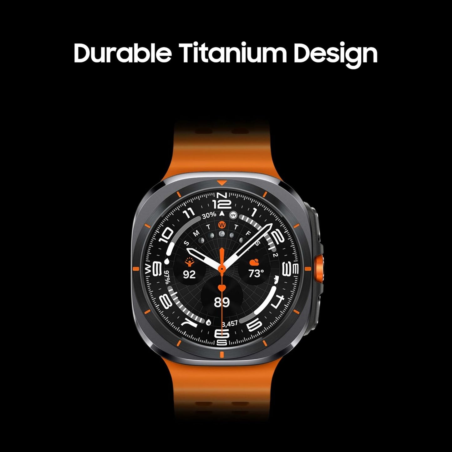 Galaxy Watch Ultra 47mm (Middle East Version) Smartwatch, LTE, Health Monitoring, Fitness Tracker - Titanium Gray