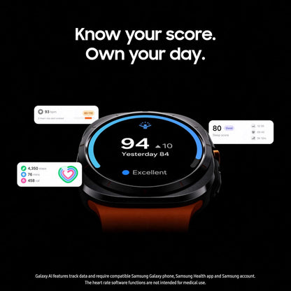 Galaxy Watch Ultra 47mm (Middle East Version) Smartwatch, LTE, Health Monitoring, Fitness Tracker - Titanium Gray
