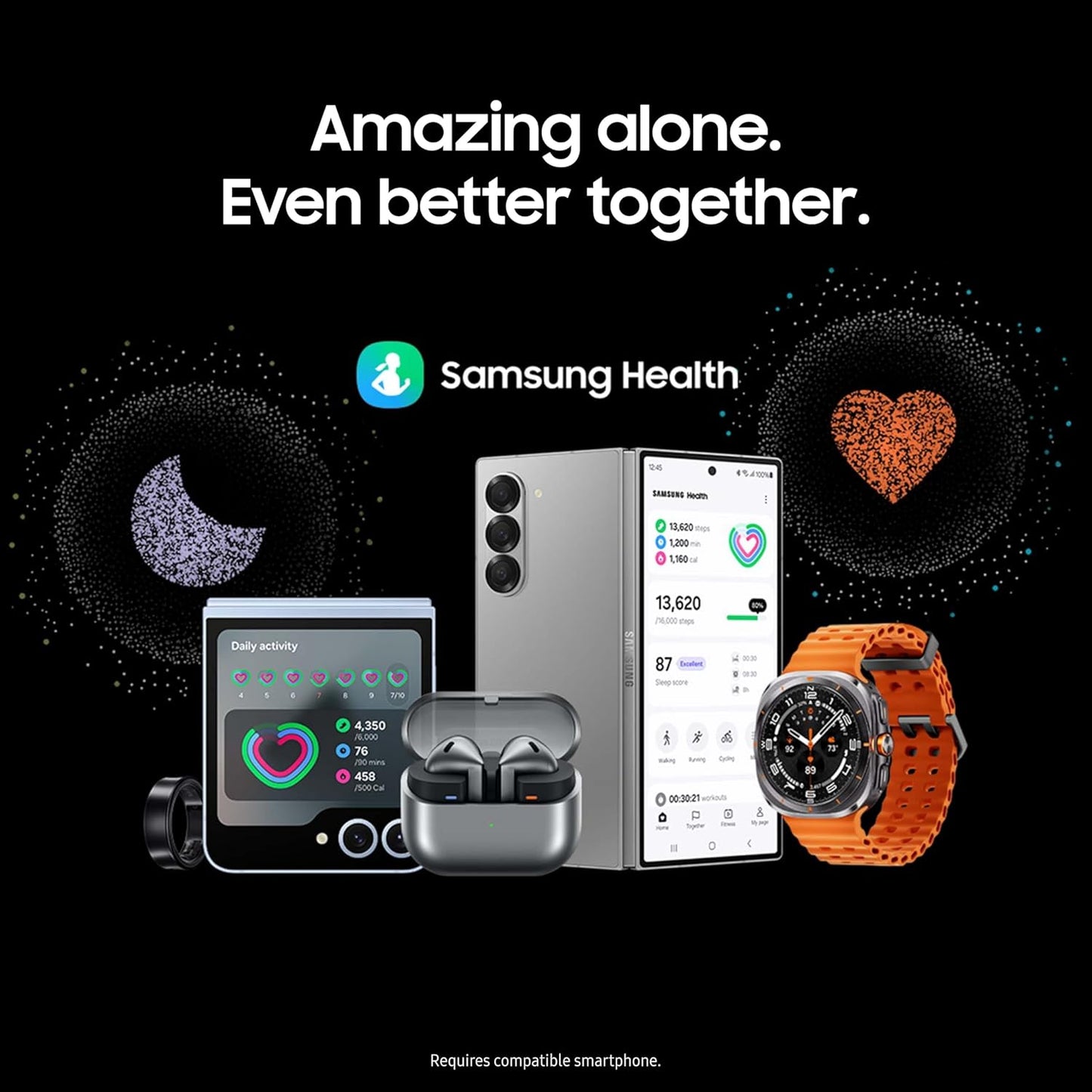Galaxy Watch Ultra 47mm (Middle East Version) Smartwatch, LTE, Health Monitoring, Fitness Tracker - Titanium Gray